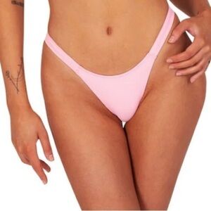 melissa simone Elastic Rise bottom Baby Pink bikini bottom